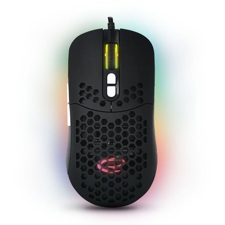 Mouse Gaming Hydrus EGM702 Iluminare RGB 7200DPI Cablu USB 1.5M Negru