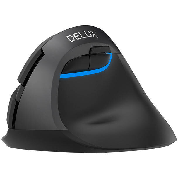 Mouse M618 Mini DB, Vertical, Bluetooth, 2.4G, 2400 DPI, Negru