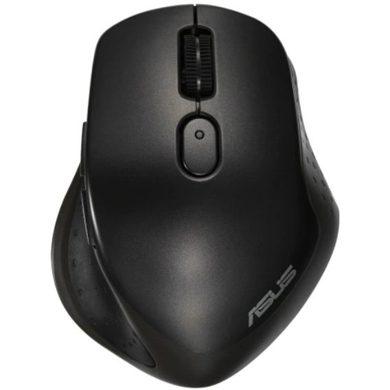 Mouse MW203 Wireless + Bluetooth 2.4GHz 1000/1600/2400dpi 96g Silent 10meters Ergonomical Negru