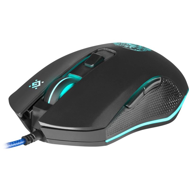 Mouse Optic GM-927 cu Fir 12800dpi 6P Negru