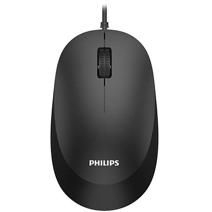 Mouse Optic SPHIK7207BLIPS USB cu Fir 1200dpi Negru