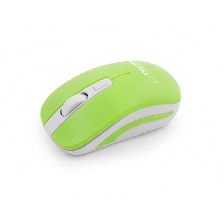 Mouse Wireless Uranus EM126WG 2.4GHz 1600DPI Alb/Verde