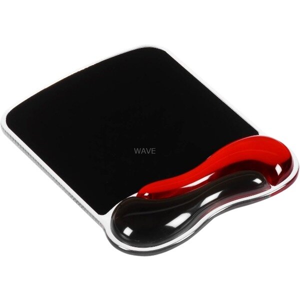 Mousepad Duo Gel Wristrest Negru/Rosu