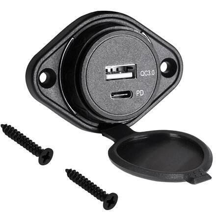 MUFA ALIMENTARE USB / TYPE C QC / PD