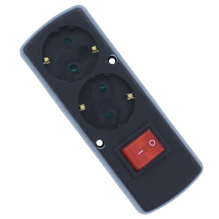 Multipriza GN-270SWS 2 Prize Intrerupator Neagra