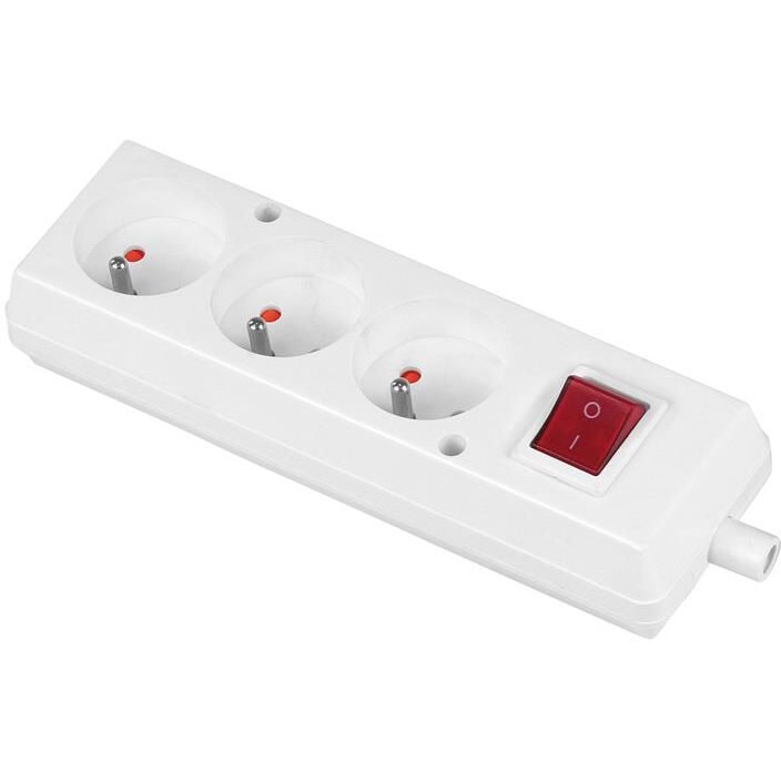 Multipriza GN-370SWS 3 Prize Intrerupator Alba