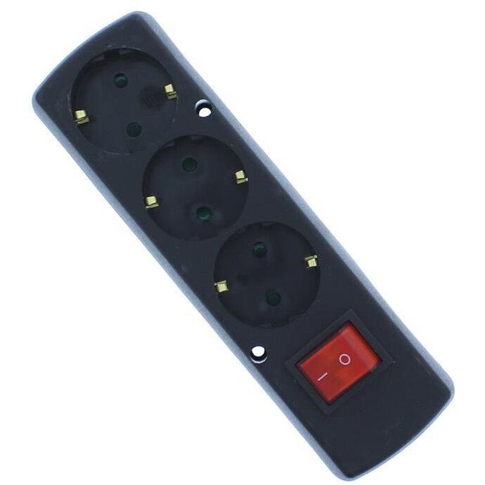 Multipriza GN-370SWS 3 Prize Intrerupator Neagra