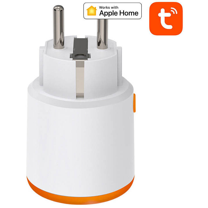 NAS-WR10BH, Compatibila Zigbee/Apple HomeKit, Putere 16A WiFi, Alb
