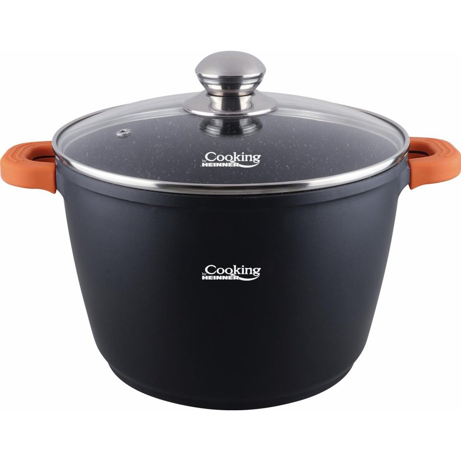 Oala Aluminiu 24cm 6.3L Dark Line + Capac