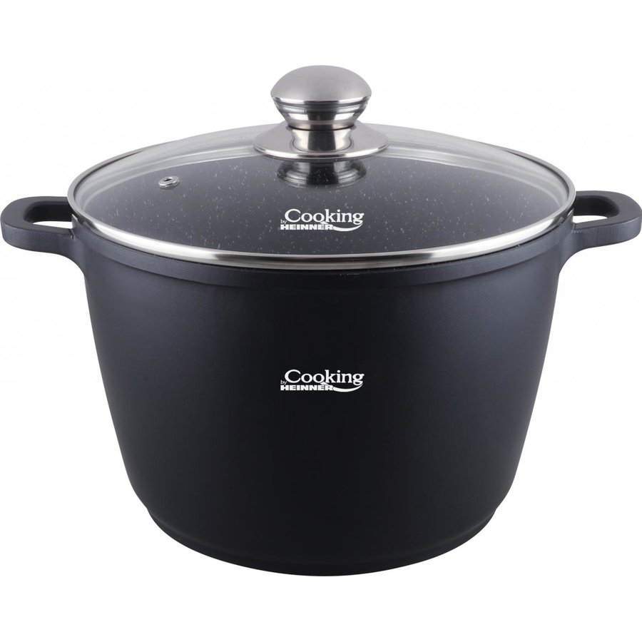 Oala Aluminiu 28cm 10L Dark Line + Capac