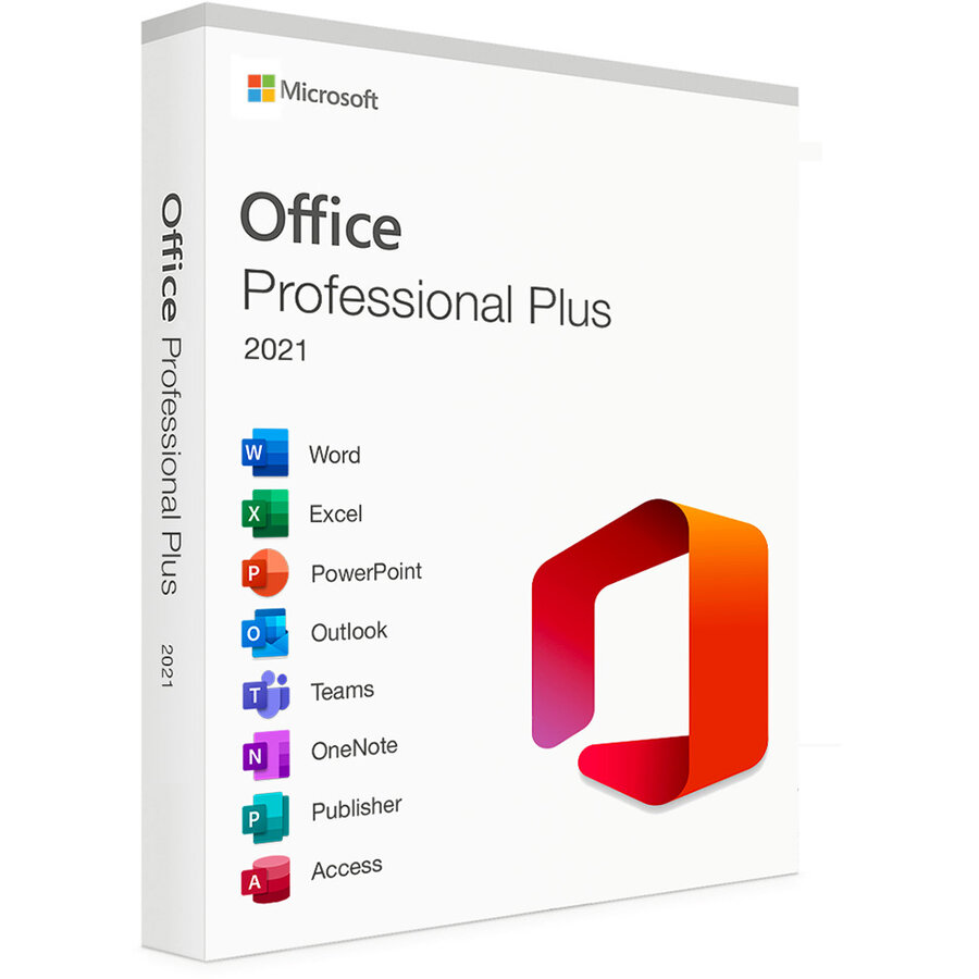 Office 2021 Professional Plus 32/64 bit Multilanguage ISO Retail Licenta Digitala