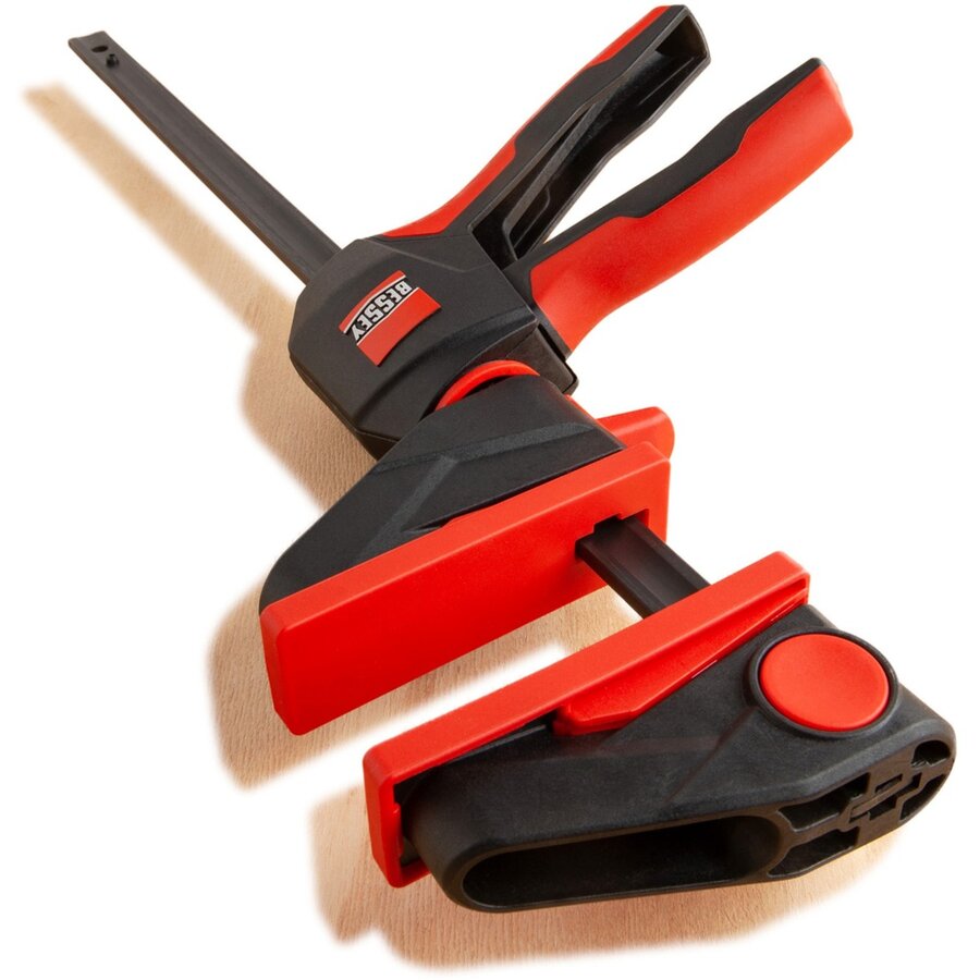 one-hand clamp with rotating handle EZ360-45 (black/red, 450 / 80)