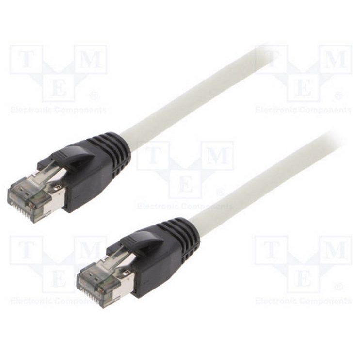 Patchcord CQ8052S Cat8.1 2m Grey