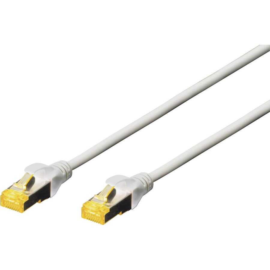 Patchcord S/FTP Cat 6A 0.5m Grey