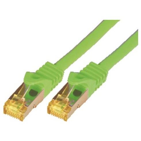 Patchcord S/FTP Cat 7 0.5m Green