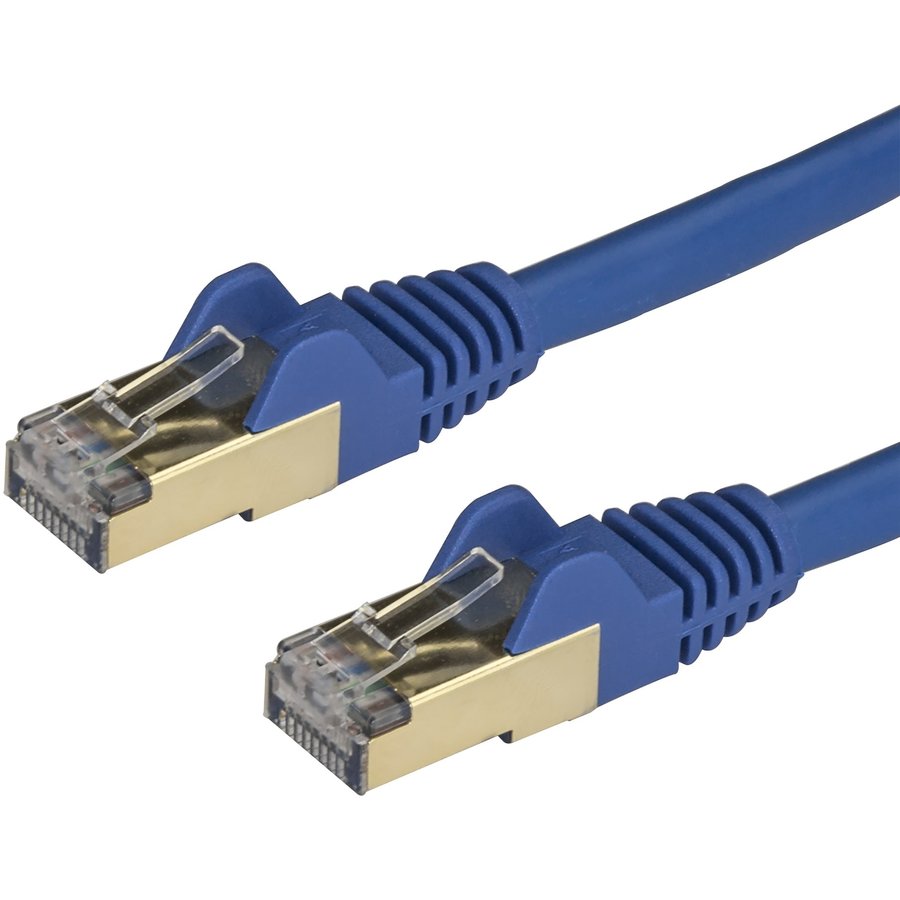 Patchcord STP Cat 6A 0.5m Blue