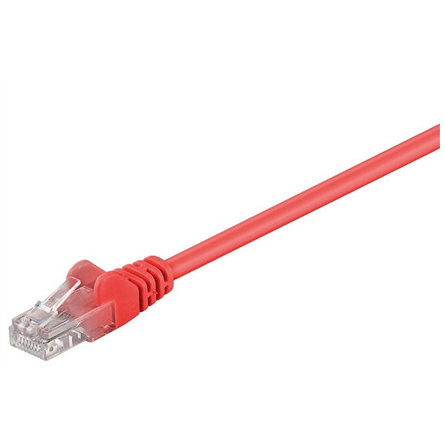 Patchcord U/UTP Cat 5E 10m Red