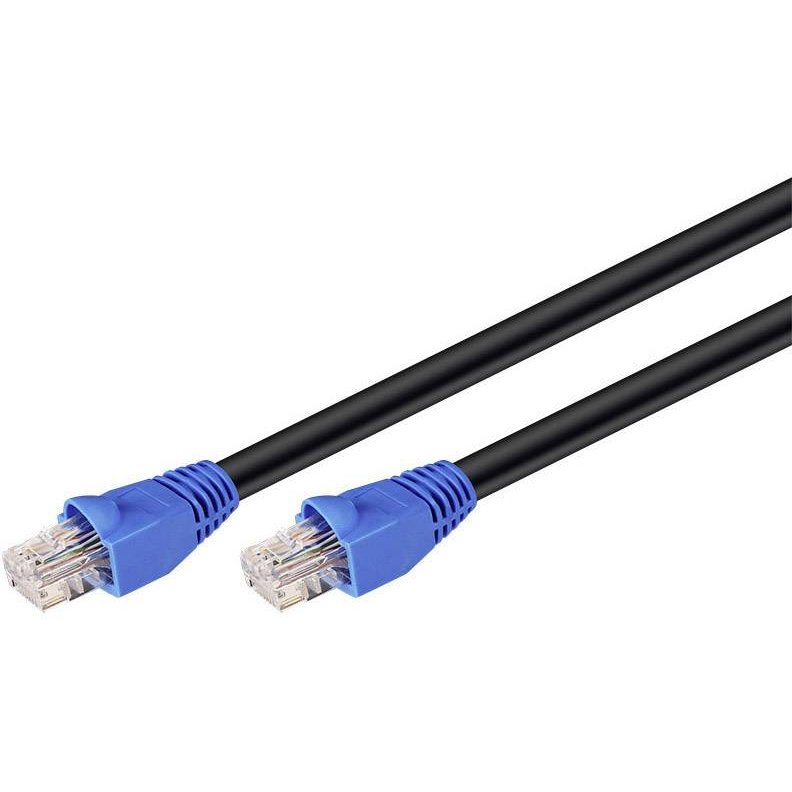 Patchcord U/UTP Cat 6 10m Black