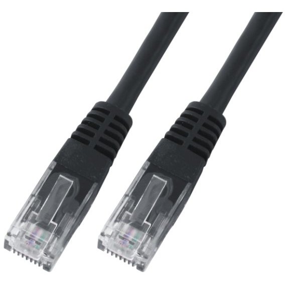 Patchcord U/UTP Cat6 5m Black