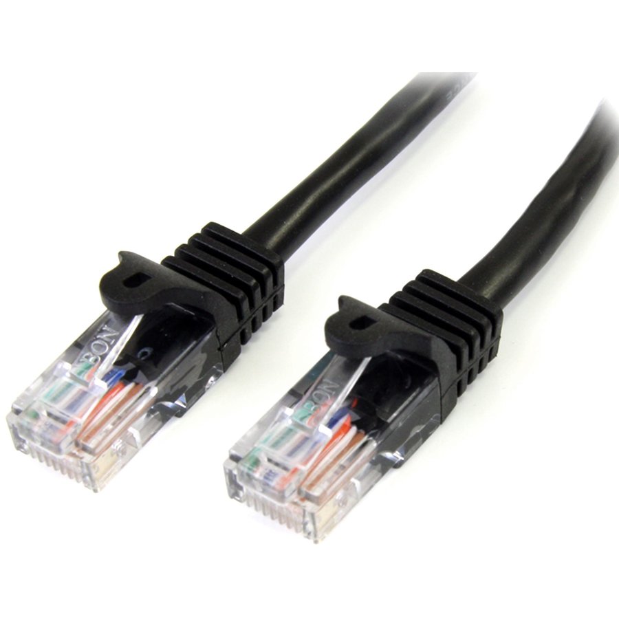 Patchcord UTP Cat 5e 10m Black