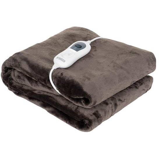 Patura Electrica EB640 160x120cm 3 Trepte De Incalzire 120W Oprire Automata Maro/Bej