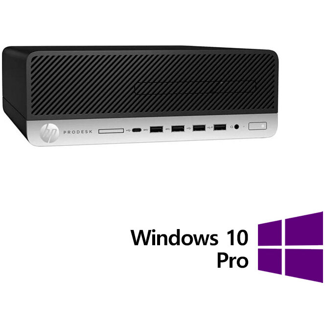PC Refurbished  ProDesk 600 G5 SFF, Intel Core i5-8500 3.00 - 4.10GHz, 8GB DDR4, 256GB SSD + Windows 10 Pro