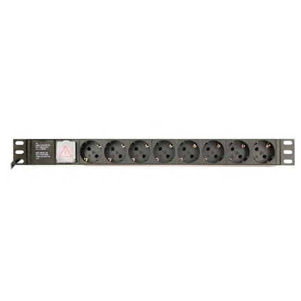 PDU RACK 1U 8 PRIZE 3680W 3M