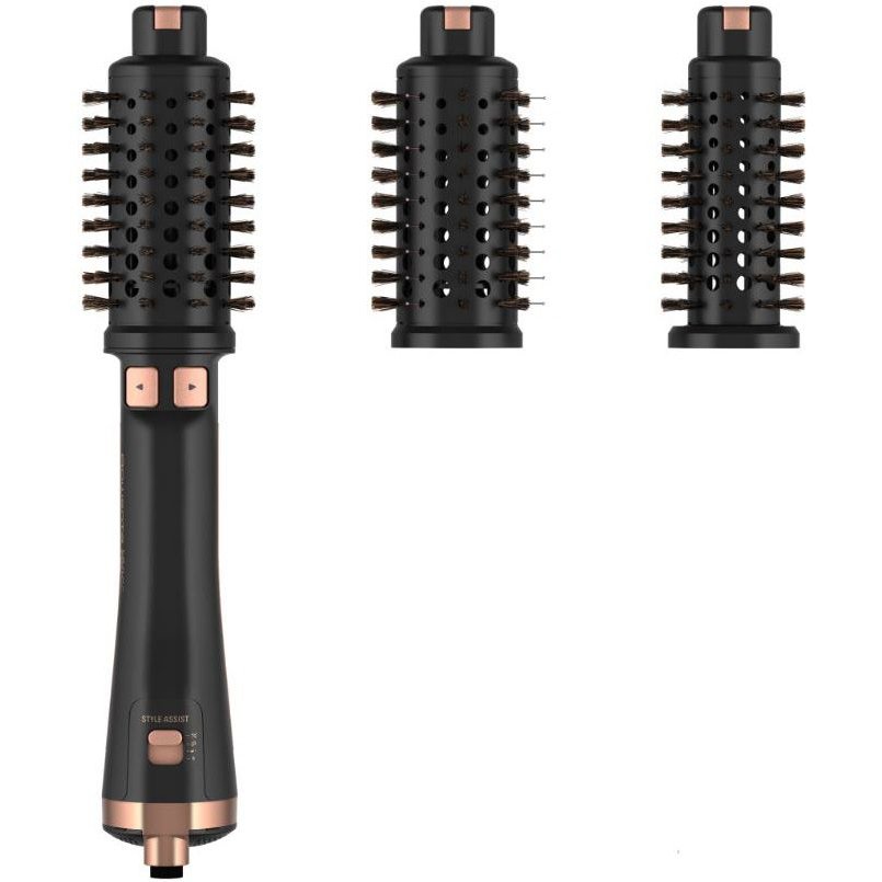 Perie de par rotativa cu aer cald Ultimate Experience CF9620F0 3 Trepte Temperatura Invelis ceramic Negru/Auriu