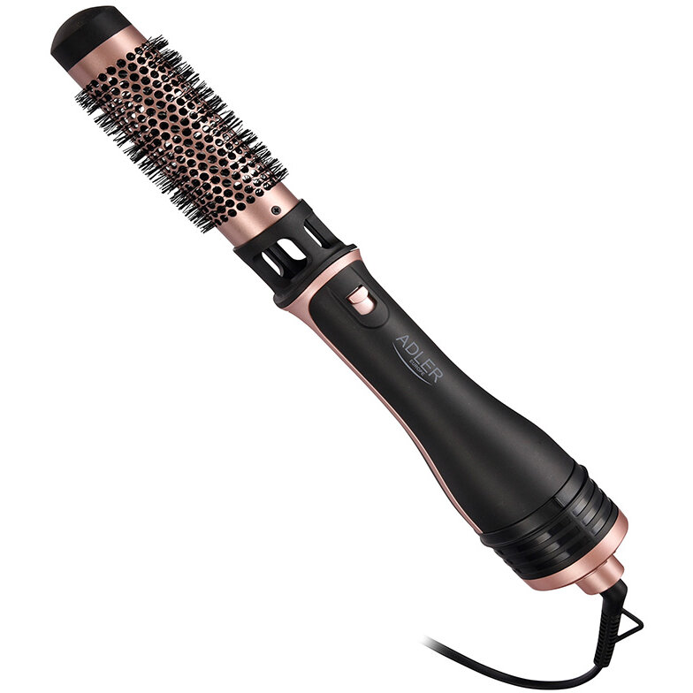 Perie Electrica Fixa AD2026 2 Setari de Temperatura CoolShot 2 Capete Interschimbabile 1200W Negru