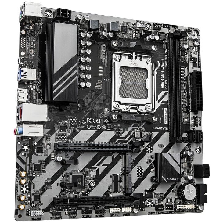 Placa De Baza B840M D2H AM5 AMD B840 Micro-ATX DDR5