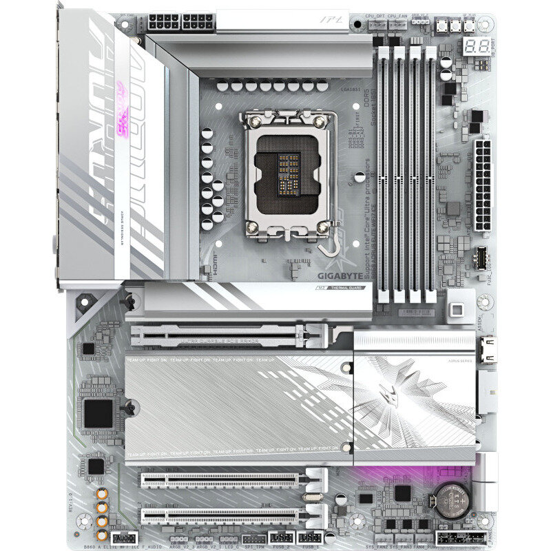 Placa de baza B860 AORUS ELITE WIFI7 ICE Intel LGA1851 ATX