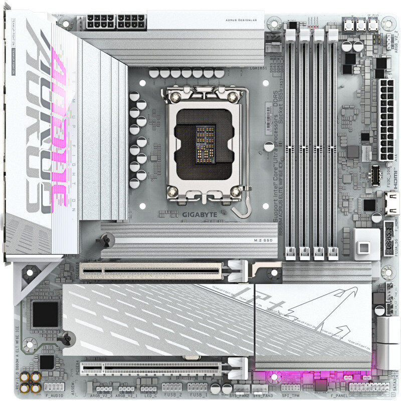 Placa de baza B860M AORUS ELITE WIFI6E ICE Intel LGA1851 mATX
