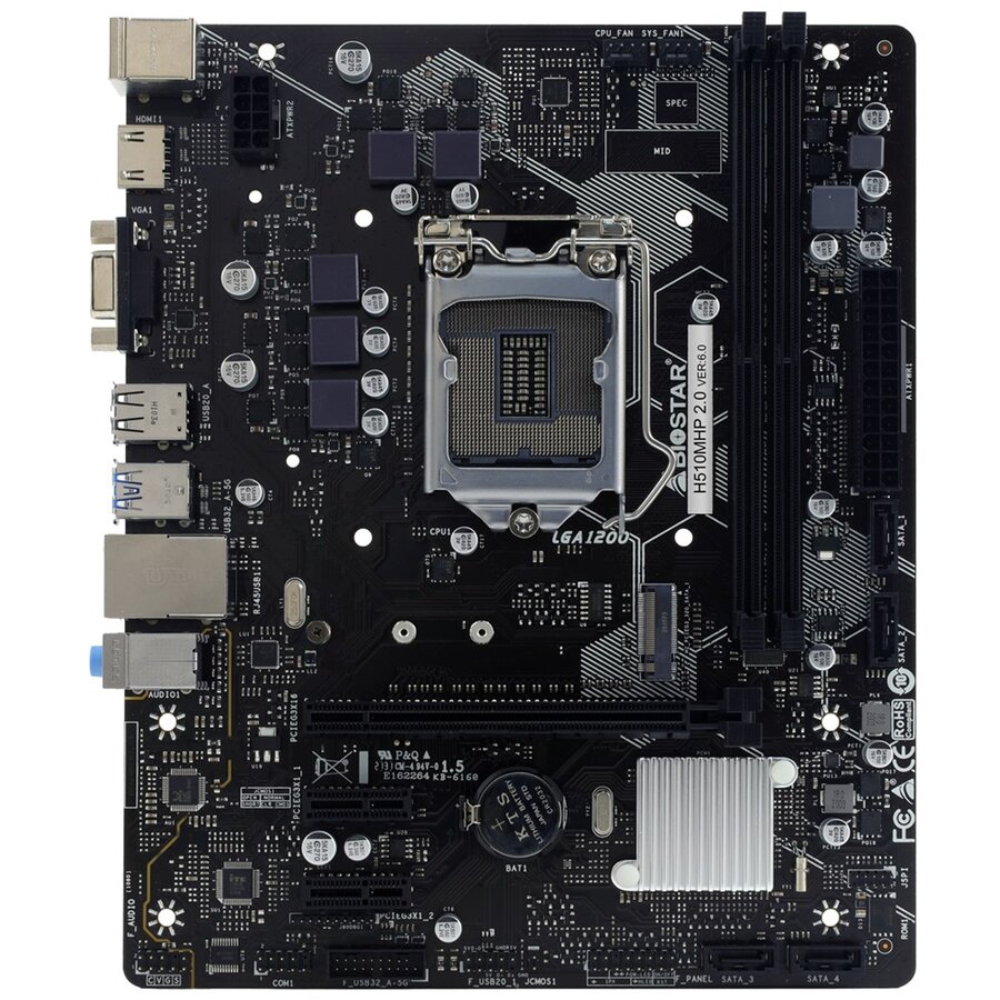 Placa De Baza H510MHP 2.0 Intel H510 LGA 1200 Socket H5 micro ATX
