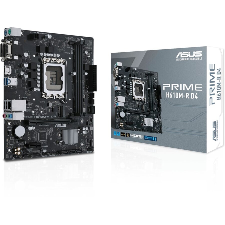 Placa de Baza PRIME H610M-R D4 Intel H610 LGA 1700 PCIe 4.0 micro ATX