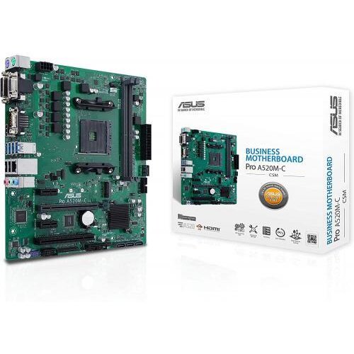 Placa De Baza Pro A520M-C II/CSM micro ATX Socket AM4 AMD A520