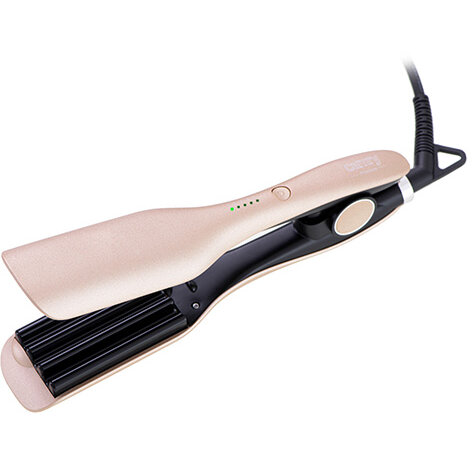 Placa de Creponat Parul CR2323 Invelis Ceramic 5 Trepte Temperatura 68W Rose Gold / Negru