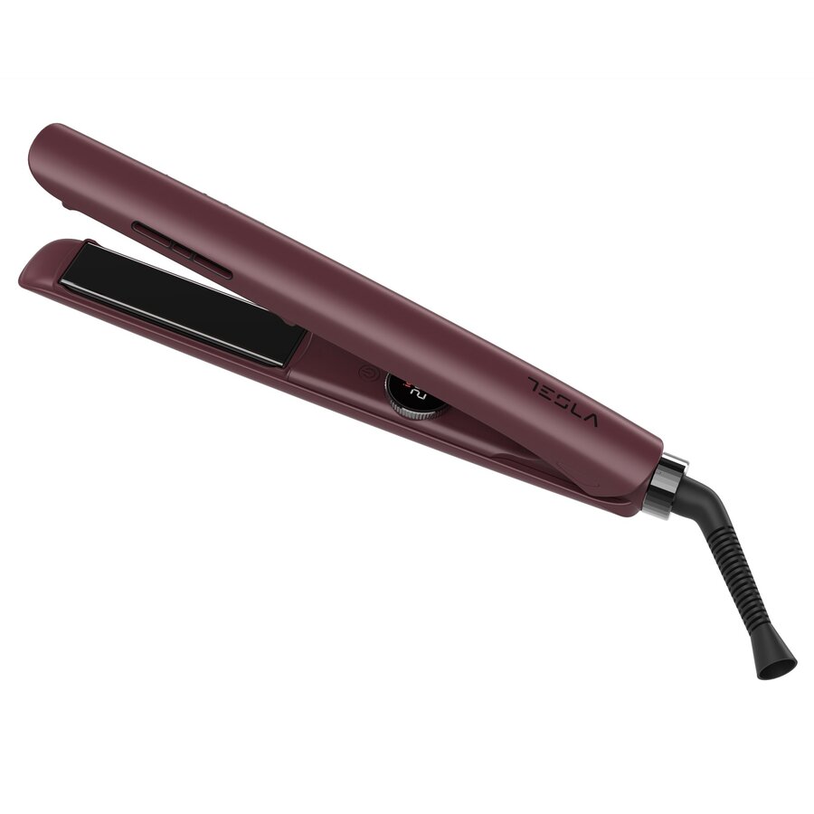 Placa de Indreptat Parul STH500BB Maxim 230 Grade Display LCD Invelis Ceramic Turmalin 48W Burgundy