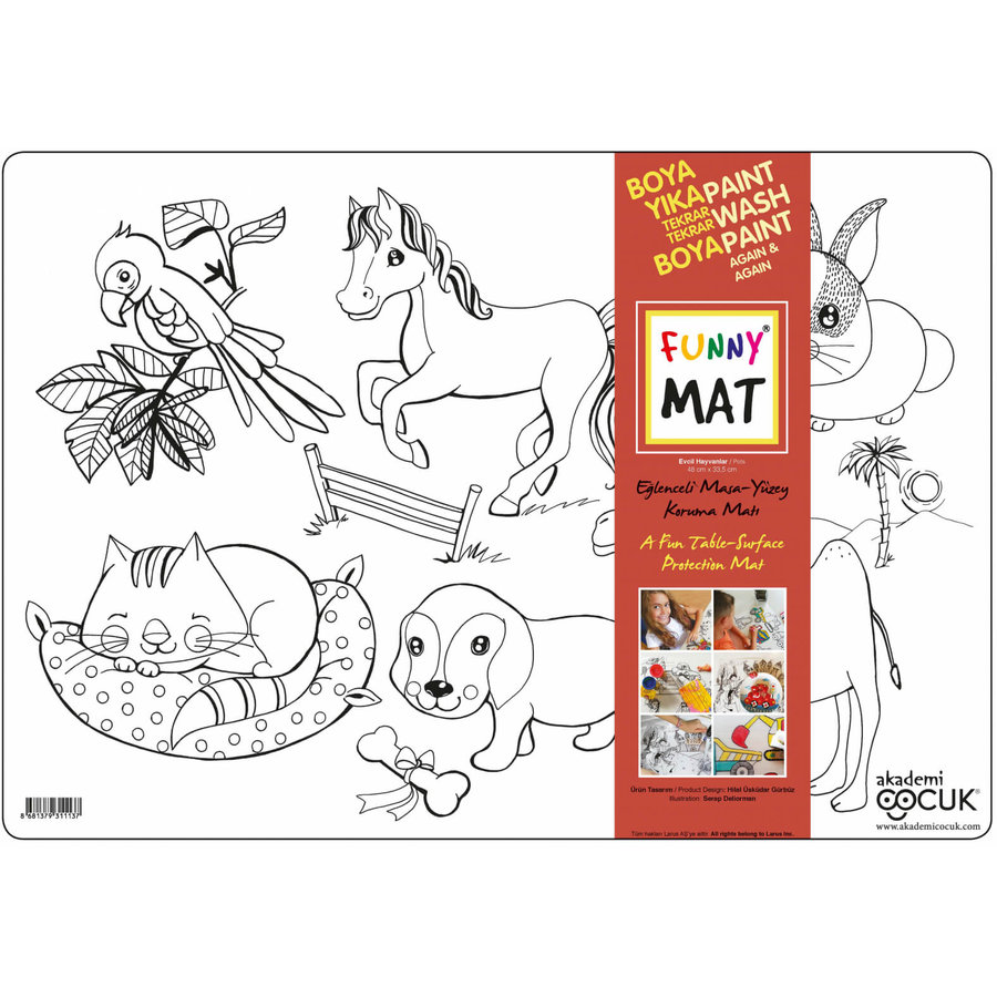 Plansa de Colorat Animale de companie