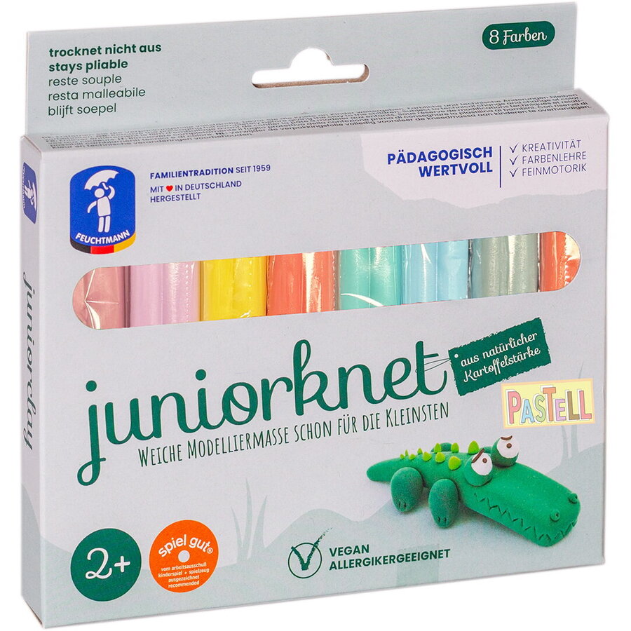 Plastilina Non-Toxica 8 Culori Pastel 2+Ani