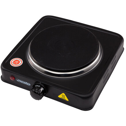 Plita electrica MS 6508 1 arzator 1000W Negru