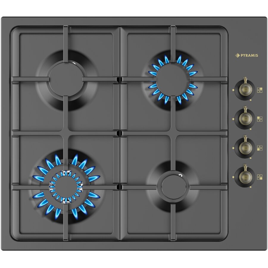 Plita Gaz 60KF 870 Rustic Antracit