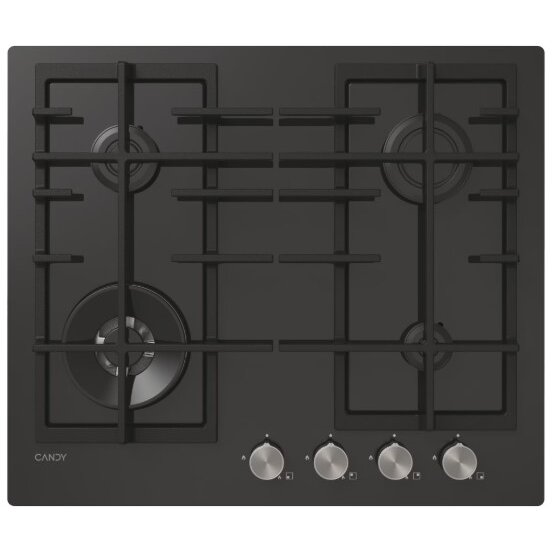 Plita Incorporabila CVFG6BF4PX Gaz 4 Zone De Gatire Butoane Gri Negru