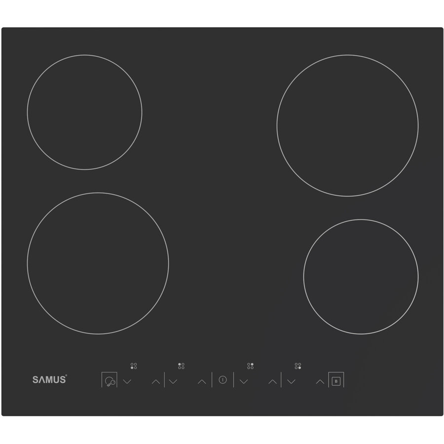 Plita Incorporabila PSVE-64BMG4 Vitroceramica 4 Arzatoare Touch Control Negru