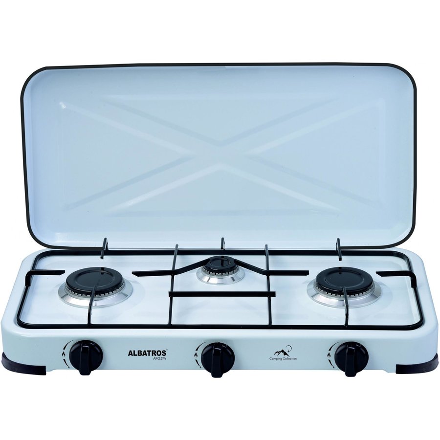 Plita independenta pe gaz APG31W 3 arzatoare Alba