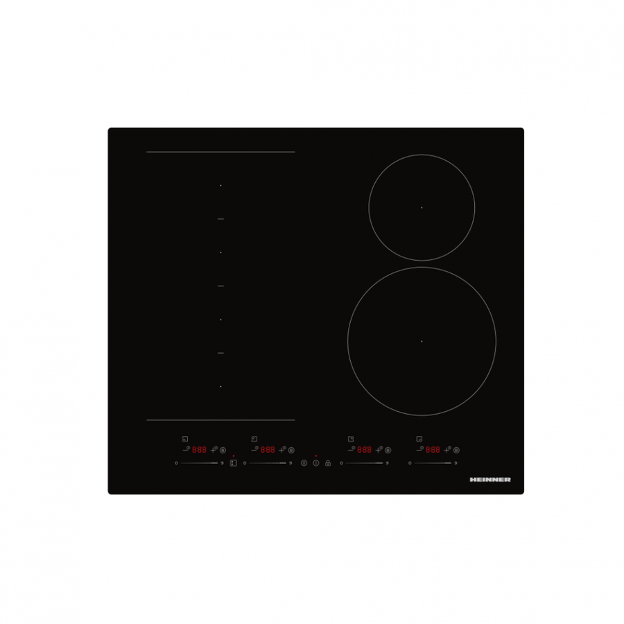Plita Inductie HBHI-M4ZB1FXSMTC 4 Zone Protectie Copii 7400W Sticla Negru