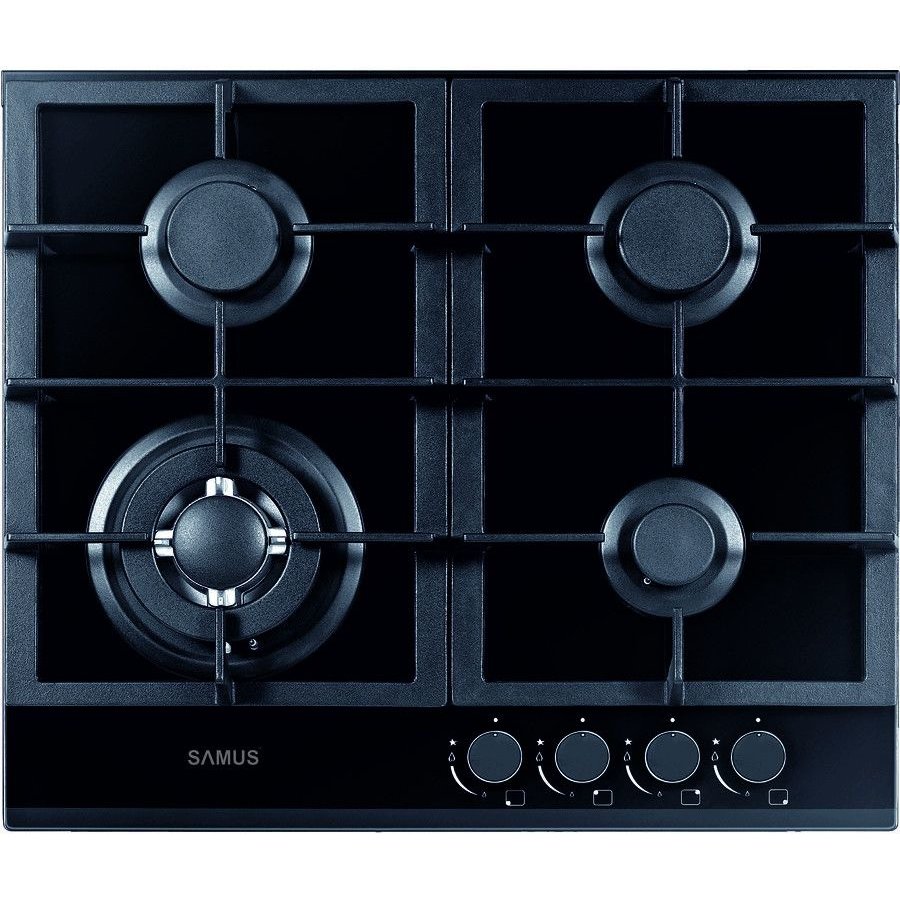 Plita PSG-64SG1 4 arzatoare pe gaz Arzator Wok Negru