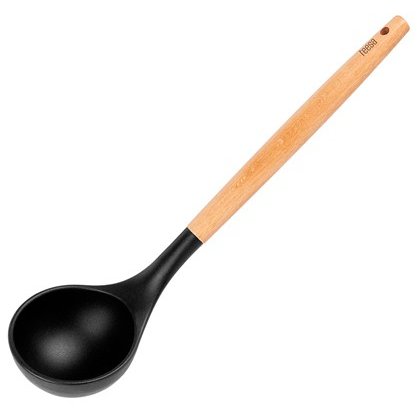 Polonic Silicon + Lemn Negru/Maro