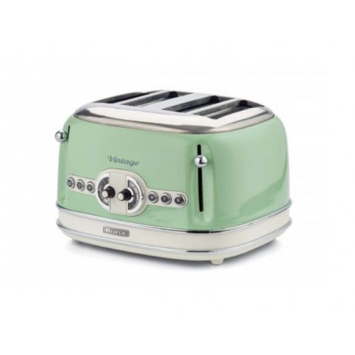 Prajitor de paine 0156CR/GR Vintage 1600W 4 Felii Crem/Verde