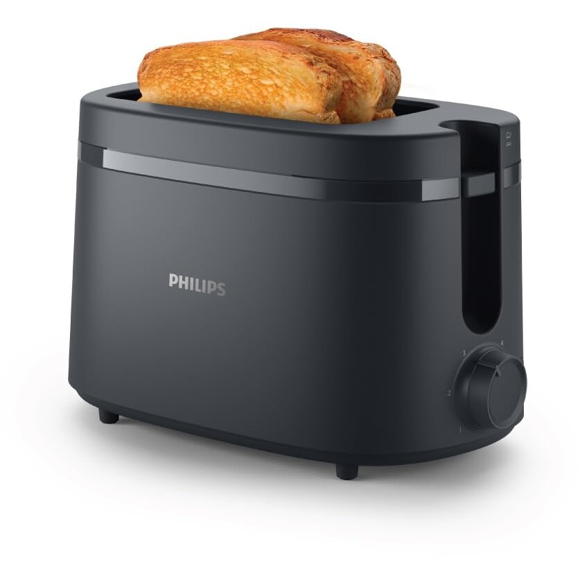 Prajitor de Paine Essentials Seria 1000 HD2510/90 6 Setari de Rumenire 650W Gri Carbune