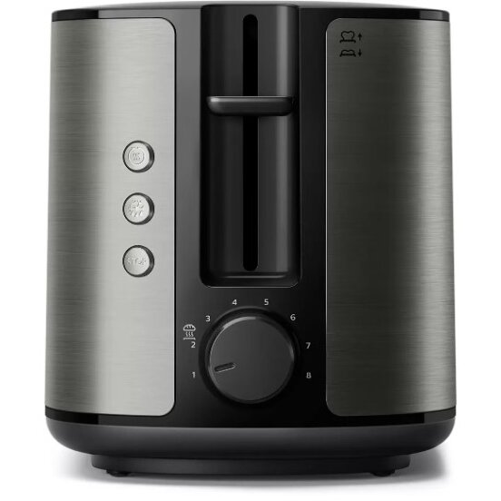 Prajitor de Paine HD2651/80 Viva Collection 950W 2 Felii 8 Trepte de Prajire Titaniu